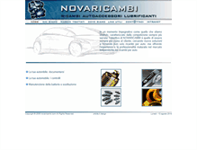 Tablet Screenshot of novaricambi.com